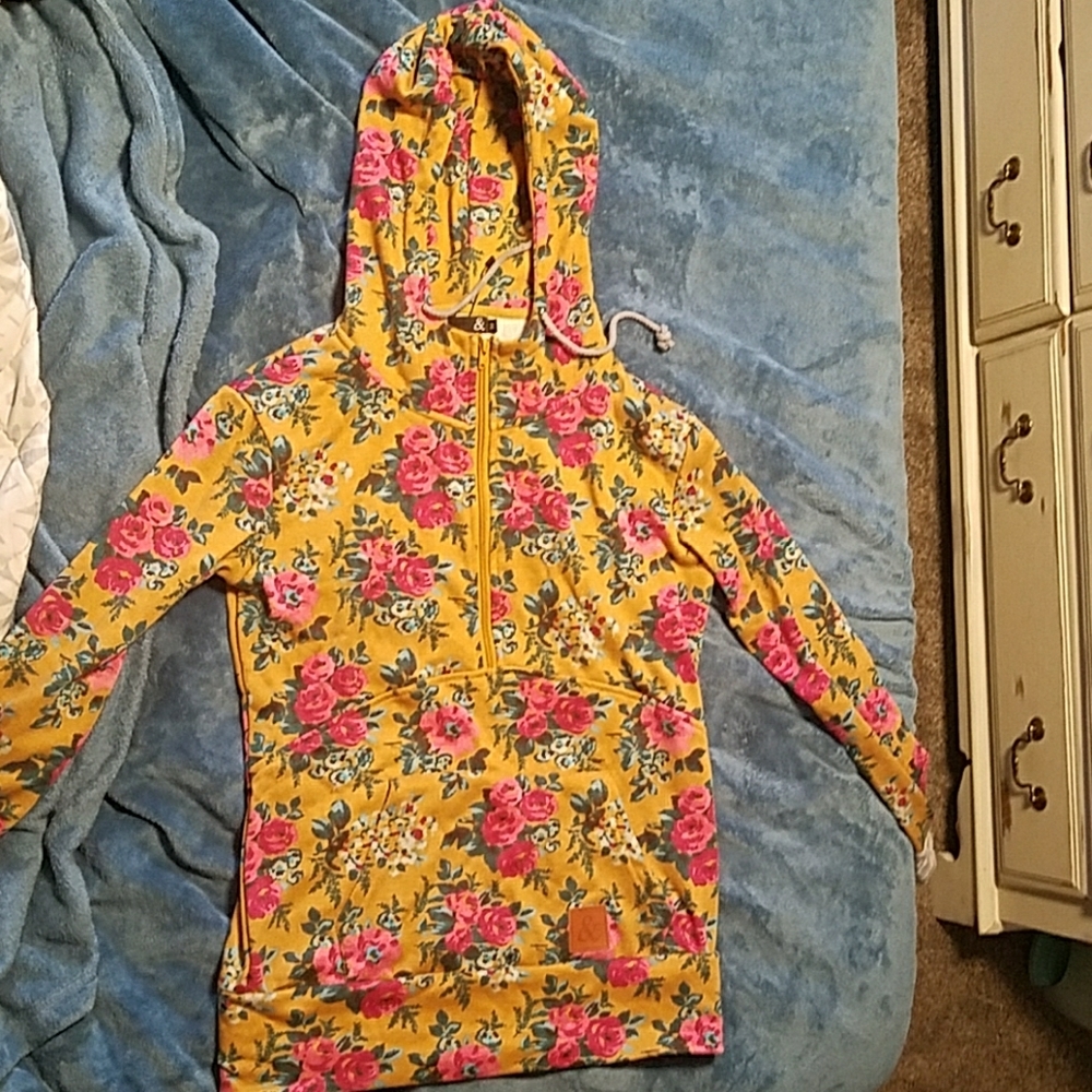 Floral hoodie